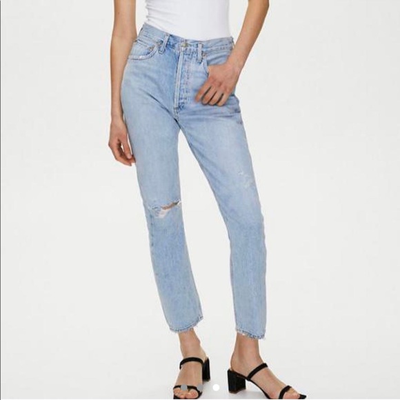 Agolde Denim - AGOLDE RILEY Jeans in color SHATTER